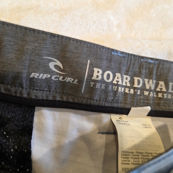 ‼️3/$30‼️Rip Curl All Time Cargo Board Shorts Size 32 Swim Trunks Blue Surfing - Picture 5 of 13